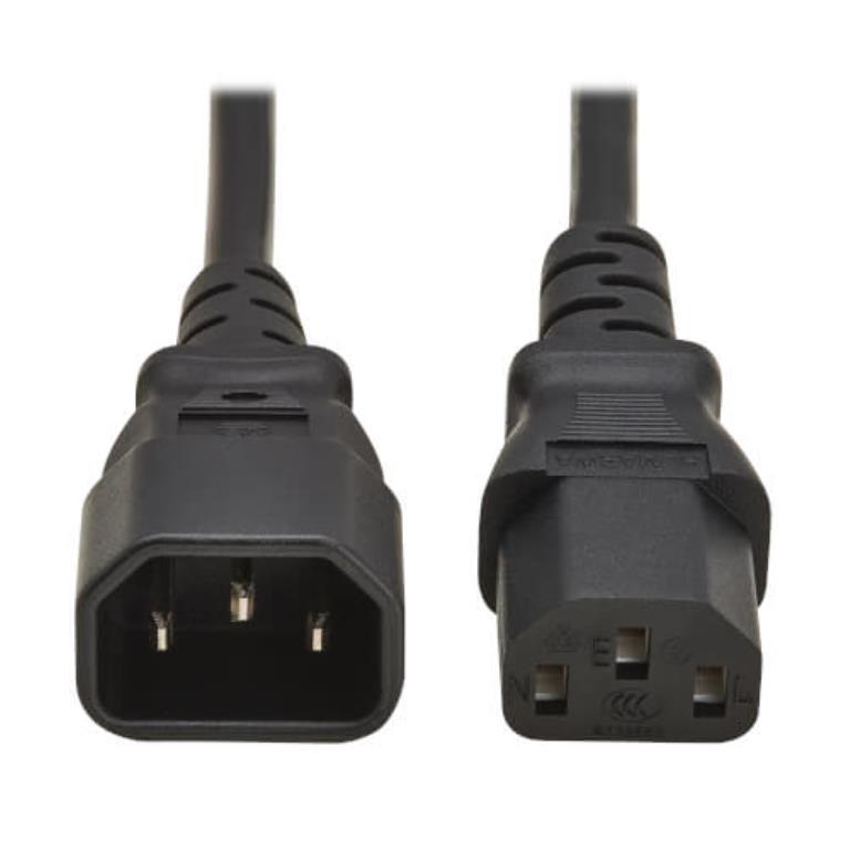 Cavo di alimentazione PDU Tripp Lite, da C13 a C14 - 10A, 250V, H05VV-F, 3M, nero