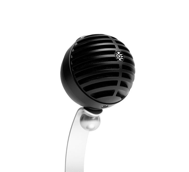Microfono Nero Argento