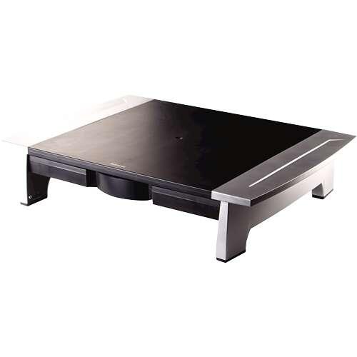 Fellowes Office Suites 711 cm (28") Nero Argento Scrivania