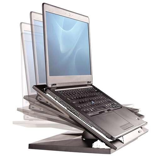 Fellowes Designer Suites Supporto per computer portatile Nero 43,2 cm (17")