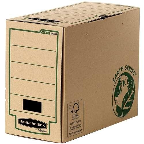 Fellower Bankers Box Earth Definitive File Box A4 150 mm - Assemblaggio manuale - Certificazione FSC di cartone riciclato - Col