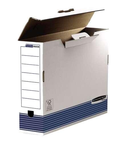Raccoglitori Bankers Box Casella Raccoglitore definitivo 100mm A3 - Assemblaggio automatico FastFold - Certificazione FSC di ca
