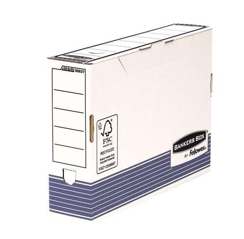 Fello di banchieri File di File Definitive File 80mm Follio - Assemblaggio automatico Fastfold - Certificazione FSC in cartone