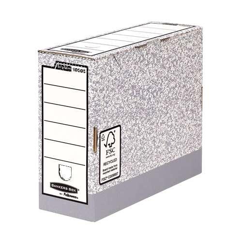 Scatola portadocumenti Scatola banchieri Scatola definitiva 100mm A4 - Assemblaggio automatico veloce - Certificazione cartone