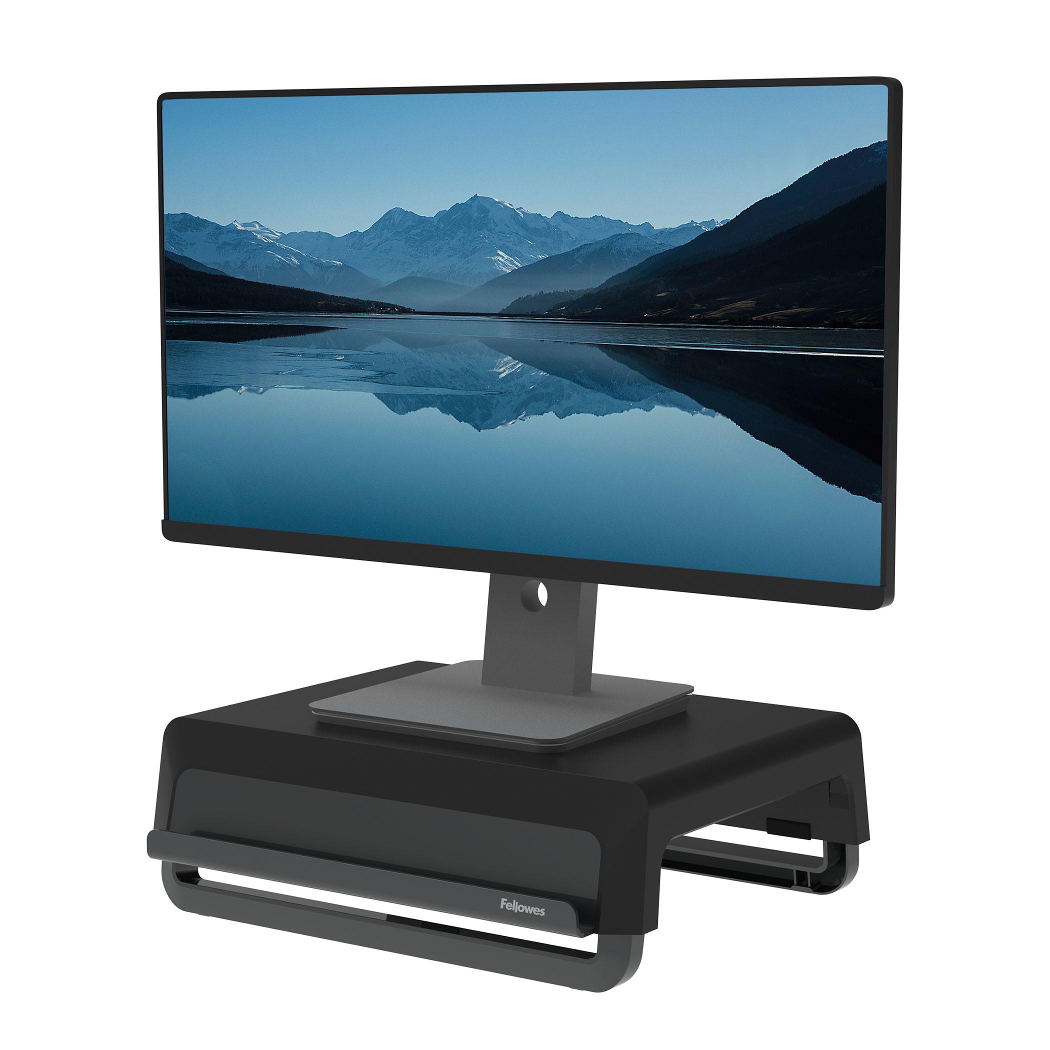 Fellowes Breyta Monitor StÃƒÂ¤nder tragbar mit Handgriff schwarz Nero, Grigio Scrivania