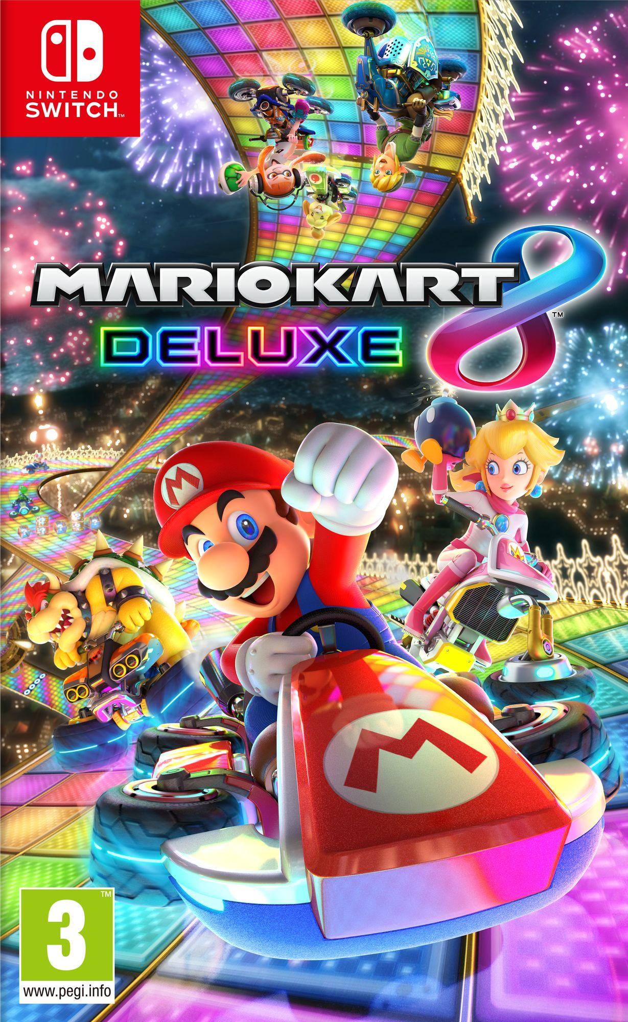 Nintendo Mario Kart 8 Deluxe Standard Tedesca Inglese Francese ITA Giapponese DUT Portoghese Russo Nintendo Switch