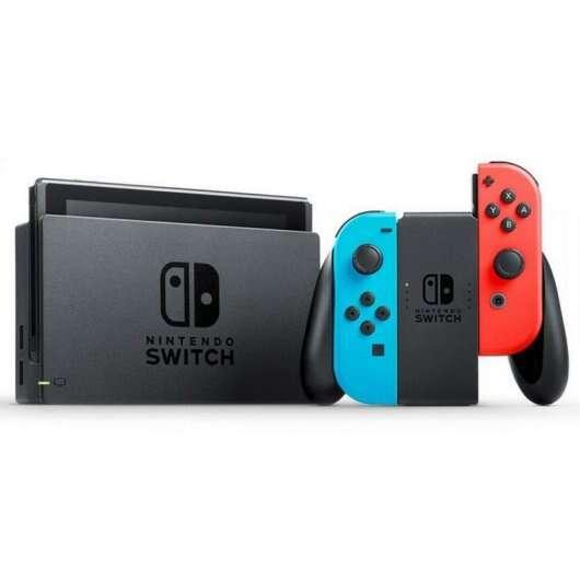 Nintendo Switch Rosso neon/Blu neon schermo 62 pollici