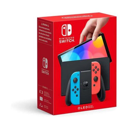 Nintendo Switch OLED Model Red and Blue Black EU