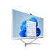 ALL IN ONE YASHI PIONEER S AY32430 24" i5-12400 8GB 512GB SSD Tastiera e Mouse W11P White