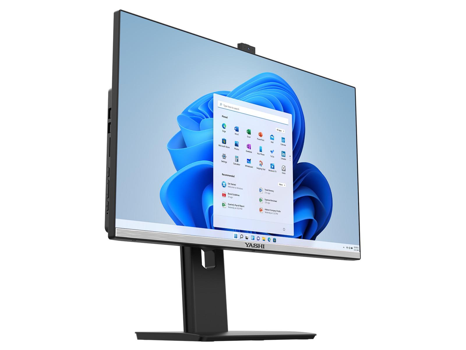 YASHI PC AIO QUANTUM 24 BLACK i3-10100 8GB 256GB SSD WIN 11 PRO