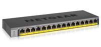 NETGEAR GS116LP Non gestito Gigabit Ethernet [10/100/1000] Supporto Power over Ethernet [PoE] Nero (16-PORT POE/POE+GB UNMGD SW