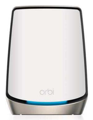 NETGEAR Orbi 860 AX6000 WiFi Router 10 Gig Banda tripla [2.4 GHz/5 GHz/5 GHz] Wi-Fi 6 [802.11ax] Bianco 4 Interno (NETGEAR Orbi