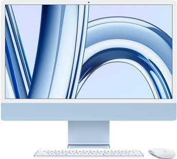 Apple iMac Apple M M3 59,7 cm [23.5] 4480 x 2520 Pixel 16 GB 1 TB SSD PC All-in-one macOS Sonoma Wi-Fi 6E [802.11ax] Blu (IMAC