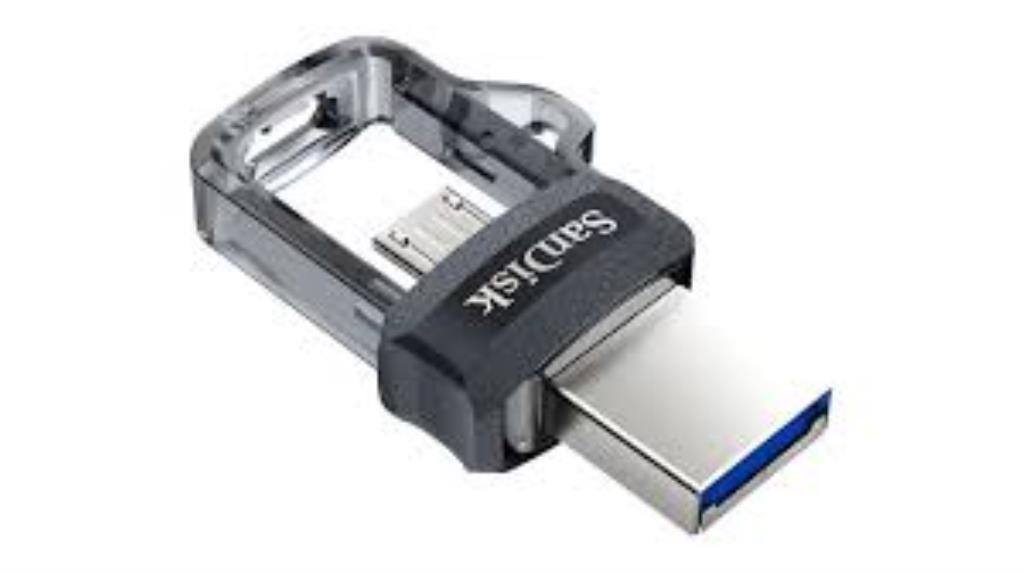 Chiavetta SanDisk Ultra M3.0 - doppio connettore USB3.0 / micro-USB - capacitÃƒÆ’Ã‚Â  64GB - Fino a 150MBps