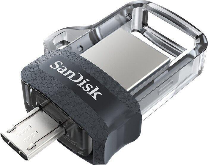 SanDisk Ultra Dual m3.0 unitÃƒÆ’Ã‚Â  flash USB 256 GB USB Type-A / Micro-USB 3.2 Gen 1 [3.1 Gen 1] Nero, Argento, Tra