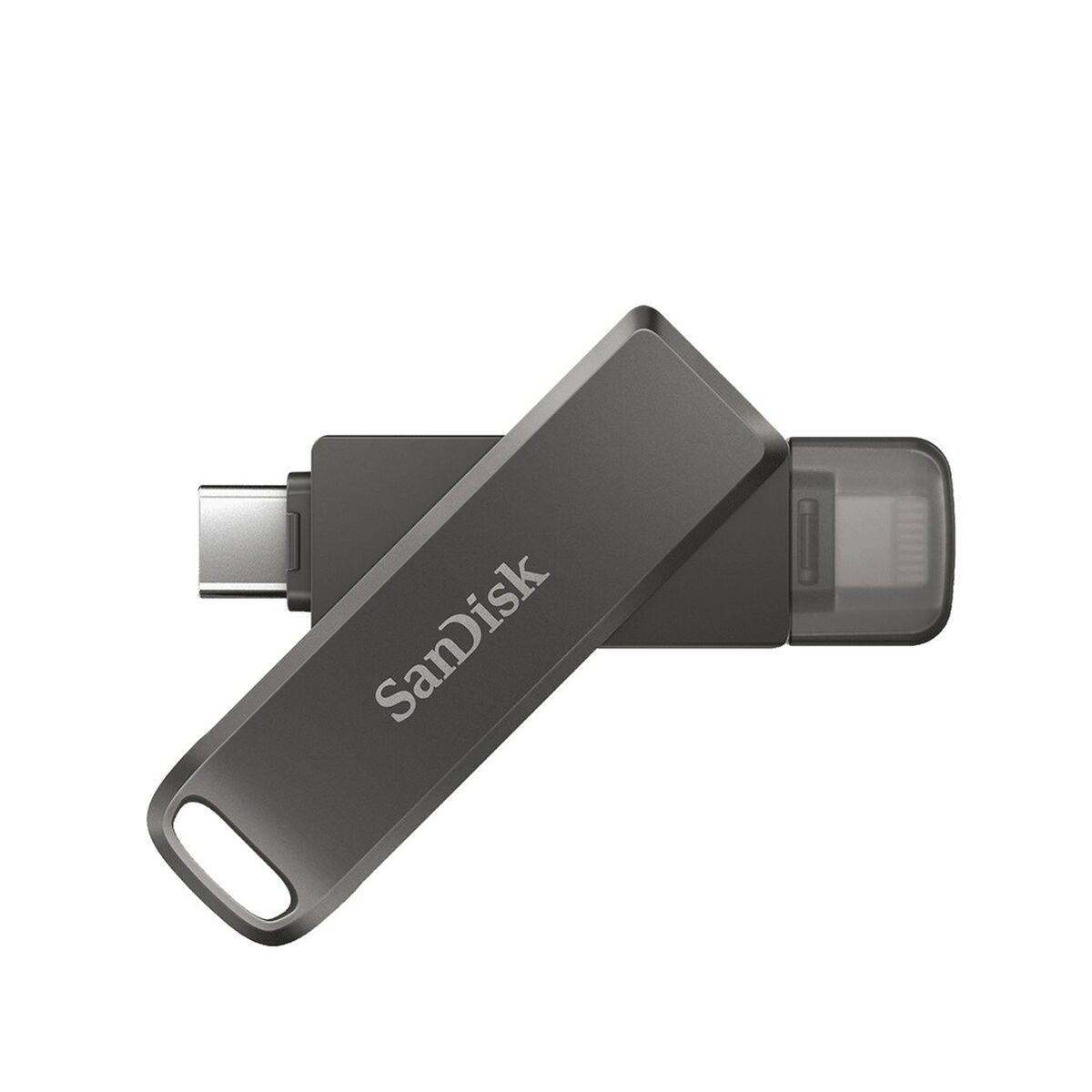 SanDisk iXpand unitÃƒÆ’Ã‚Â  flash USB 128 GB USB Type-C / Lightning 3.2 Gen 1 [3.1 Gen 1] Nero (SanDisk iXpand Luxe -