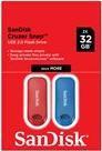 SanDisk Cruzer Snap - USB flash drive - 32 GB - USB 2.0 [pack of 2]