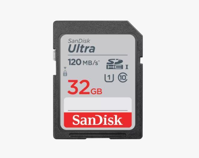SANDISK ULTRA 32GB SDHC MEMORY
