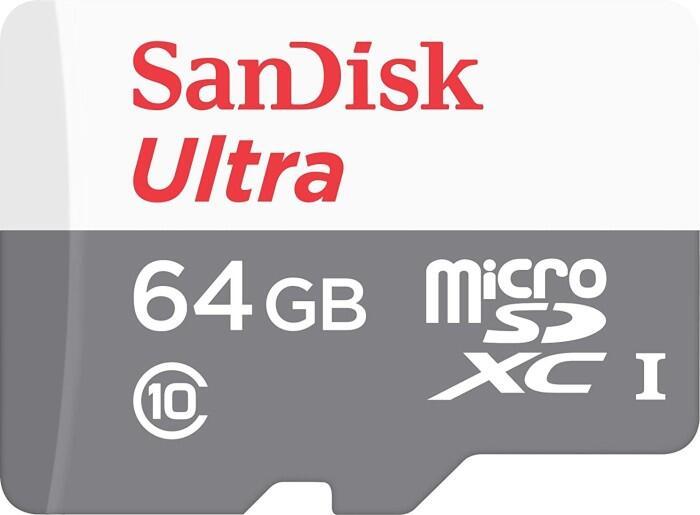 SanDisk SDSQUNR-064G-GN3MN memoria flash 64 GB MicroSDXC Classe 10 (SanDisk Ultra - Scheda di memoria flash - 64 GB - Class 10