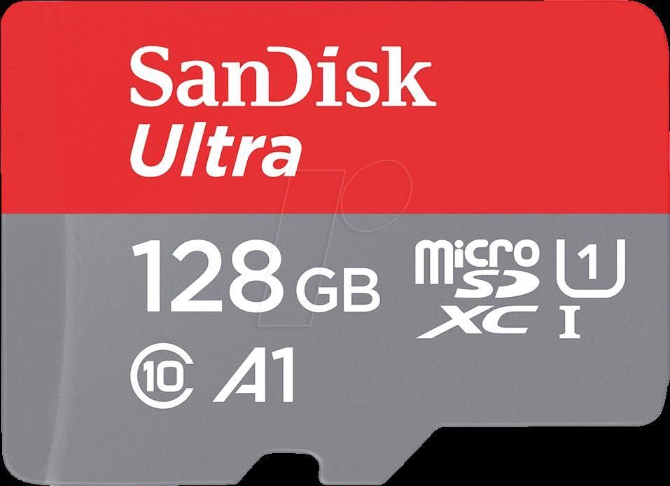 SanDisk Ultra microSD 128 GB MicroSDXC UHS-I Classe 10 (128GB SANDISK ULTRA MICROSDXC - SD 100MB/S CLASS 10 UHS-I TABLET)