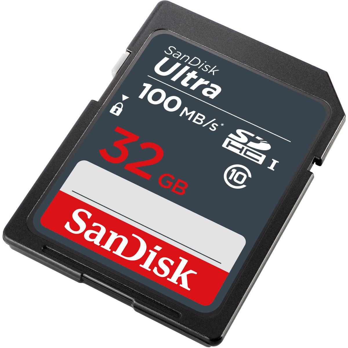 SanDisk Ultra 32GB SDHC Mem Card 100MB/s UHS-I Classe 10 (SanDisk Ultra - Scheda di memoria flash - 32 GB - UHS Class 1 / Class