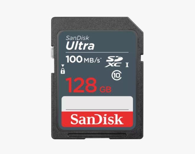 SanDisk Ultra 128 GB SDXC UHS-I (SanDisk Ultra - Scheda di memoria flash - 128 GB - UHS Class 1 / Class10 - UHS-I SDXC)