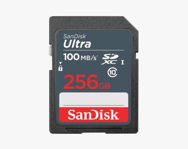 SanDisk Ultra 256 GB SDXC UHS-I Classe 10 (SANDISK ULTRA 256GB SDXC - MEMORY CARD 100MB/S)
