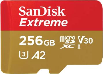 SanDisk Extreme 256 GB MicroSDXC UHS-I Classe 10 (EXTREME MICROSDXC CARD 256 GB - FOR MOBILE GAMING 190MB/S 130MB/)