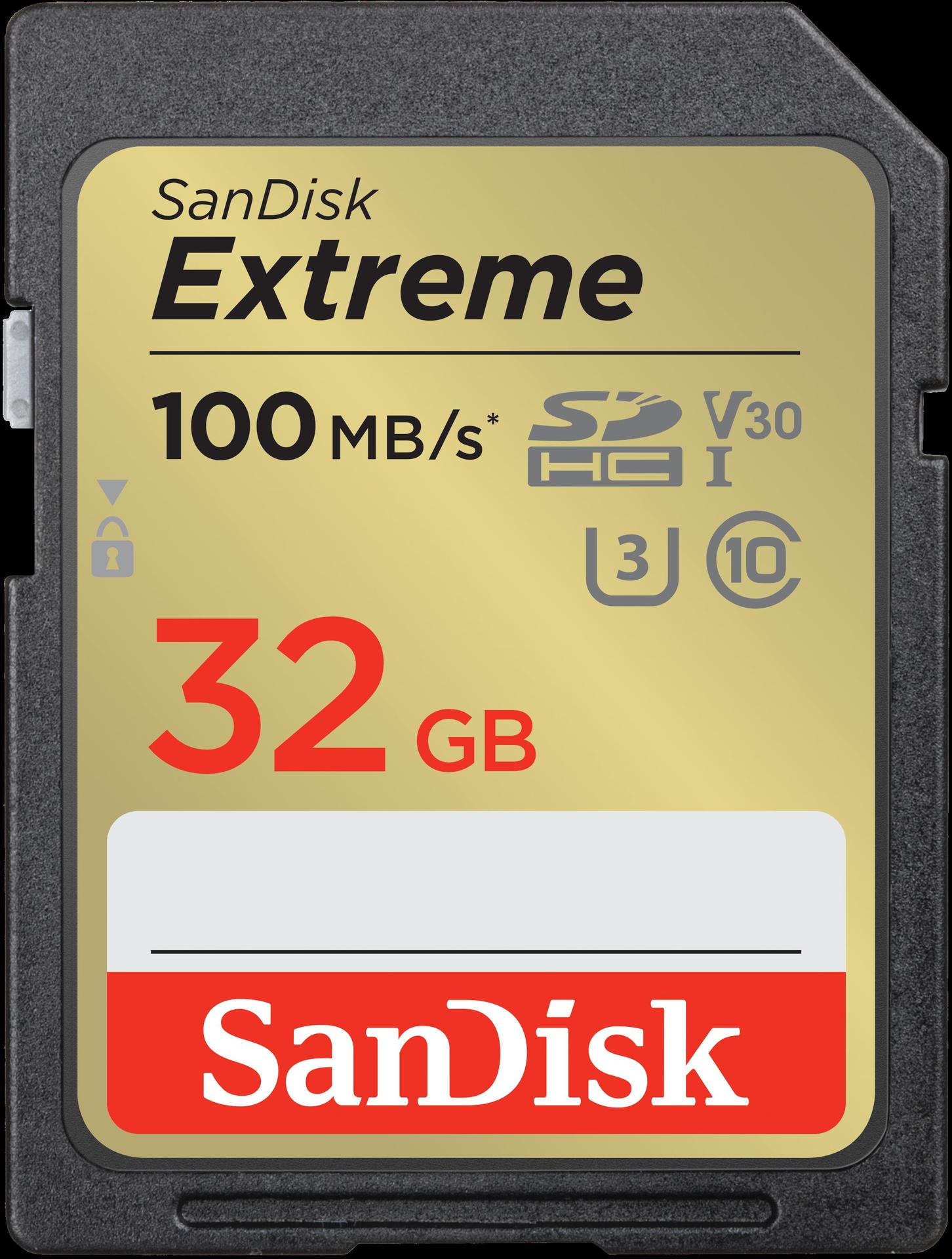 EXTREME 32GB SDHC MEMORY...
