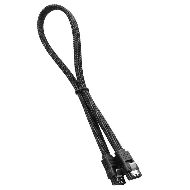 Cablemod CM-CAB-SATA-N30KK-R cavo SATA 0,3 m SATA 7-pin Nero (CableMod ModMesh SATA 3 Cable 30cm - Black)