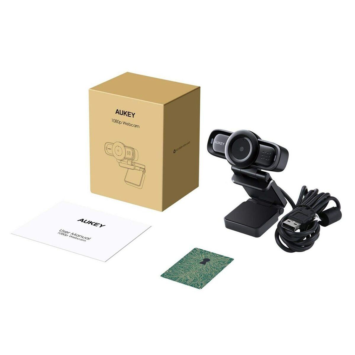 Telecamera integrata USB Aukey PC-LM3, Micro USB 2.0, nera