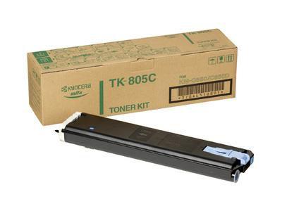 TK805C - TONER CIANO TK805C KM-C850/D SINGOL KYOCERA-MITA TONER ORIGINALE COLORE 370AL510 TONER CIANO TK-805C PER KM C850/C850D