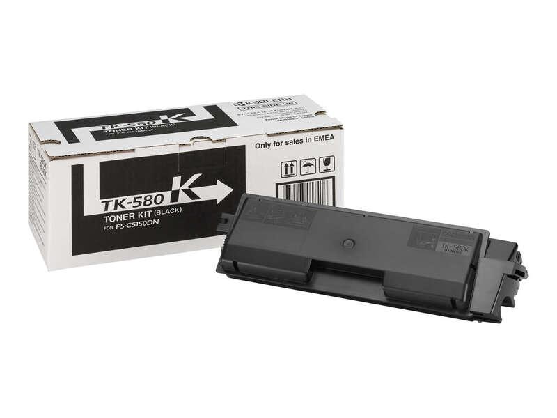 KYOCERA TK-580K cartuccia toner 1 pz Originale Nero