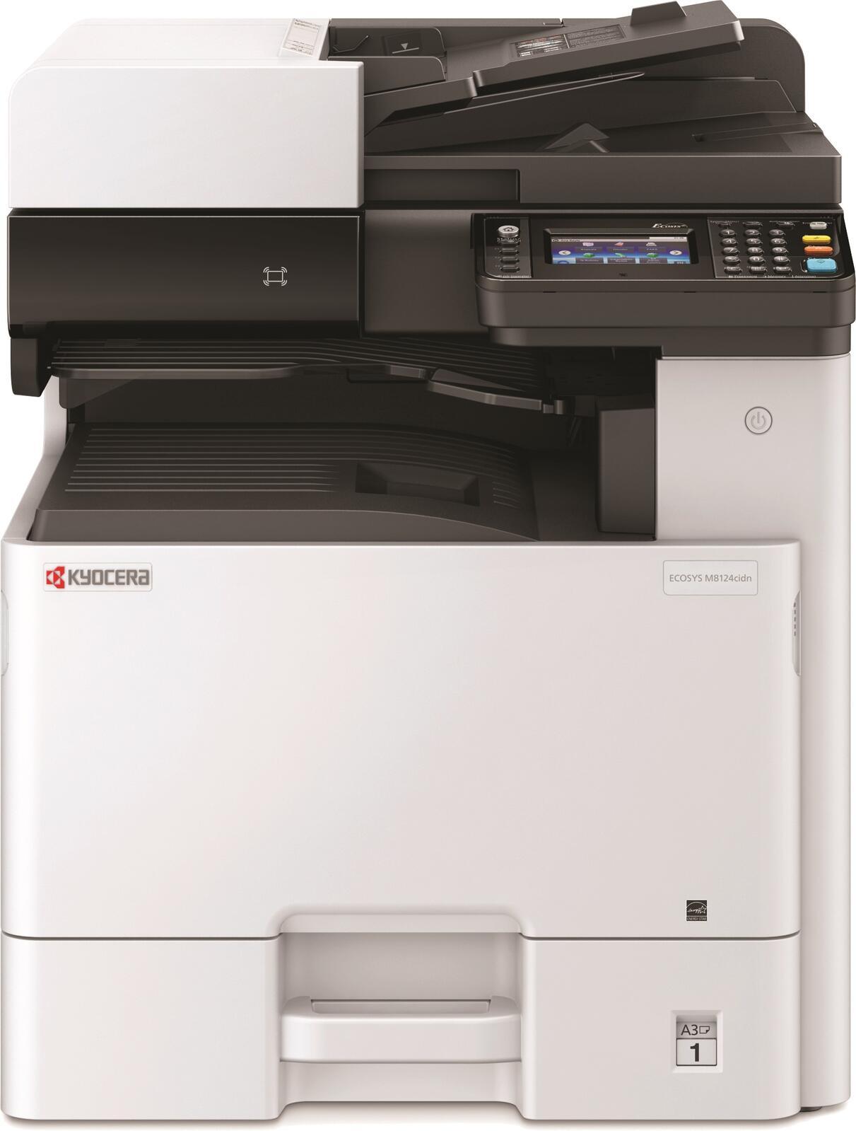 Dispositivo multifunzione Kyocera ECOSYS M8124cidn/Plus, 3 anni di assistenza completa in sede