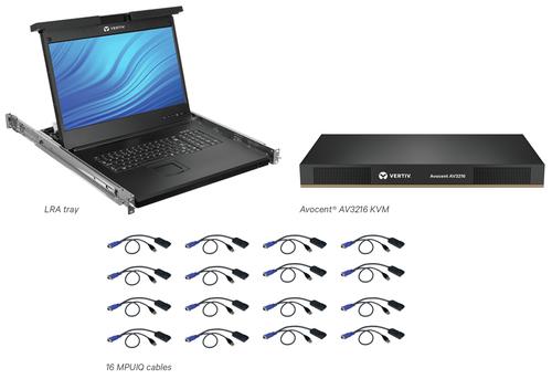 Vertiv Avocent 16 Computer - 47 cm [18,5] LED - UXGA - 1600 x 1200 - 16:9Porta PS/2USBVGA - Tastiera - TouchPad - 120 V AC, 230
