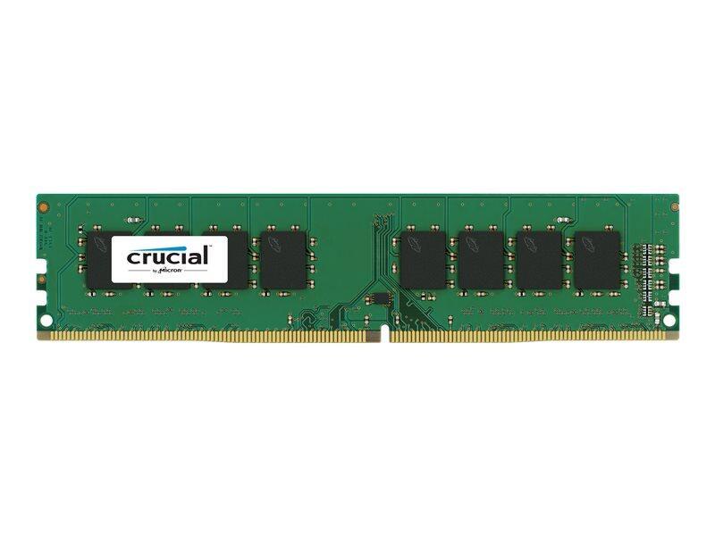 Crucial 2x4GB DDR4 memoria 8 GB 2400 MHz (Crucial - DDR4 - kit - 8 GB 2 x 4 GB - DIMM 288-pin - 2400 MHz / PC4-19200 - CL17 - 1