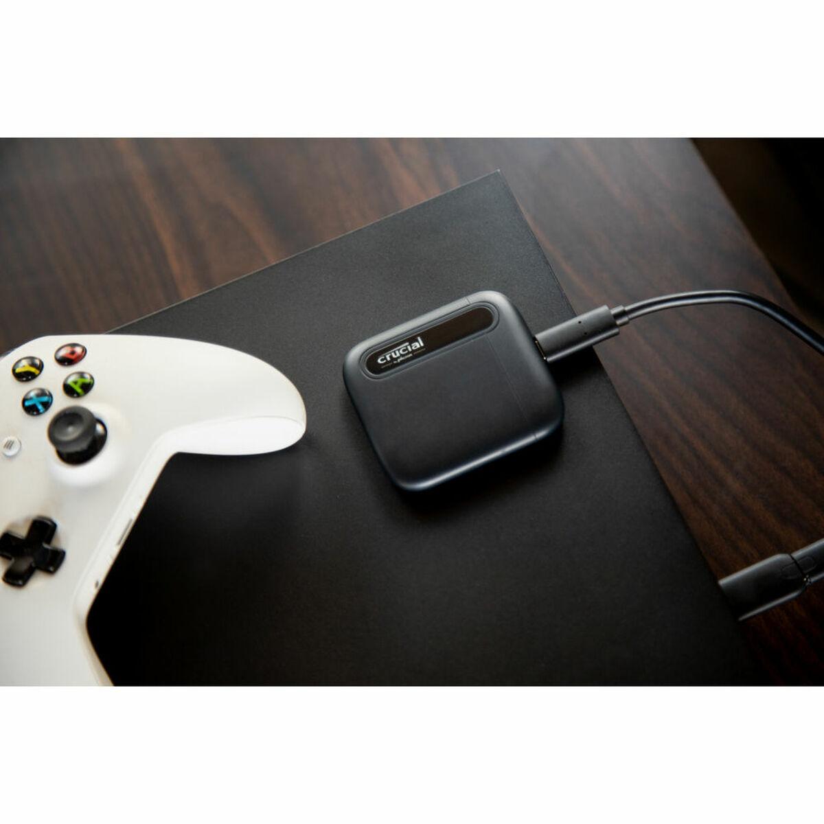 Crucial X6 500 GB Nero (Crucial X6 - SSD - 500 GB - esterno portatile - USB 3.2 Gen 2 USB-C connettore)