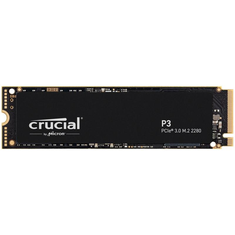 SSD CRUCIAL 500GB M.2 2280 NVMe PCIE READ: 3500MB/S-WRITE: 1900MB/S CT500P3SSD8