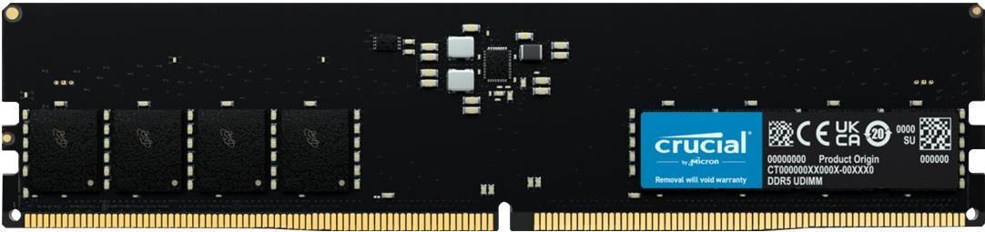 Crucial CT32G52C42U5 memoria 32 GB 1 x 32 GB DDR5 5200 MHz Data Integrity Check verifica integrità dati (32GB Crucial DDR5 PC