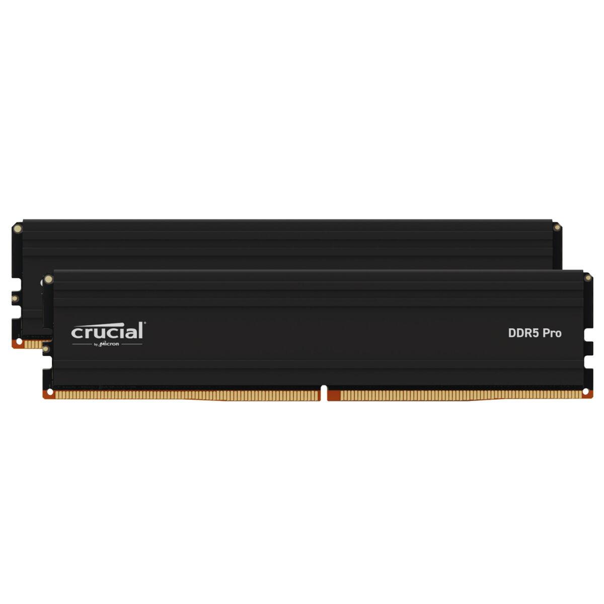 Crucial Pro memoria 96 GB 2 x 48 GB DDR5 5600 MHz (96GB 48GBx2 Crucial Pro DDR5-5600 UDIMM CL46 24Gbit Kit)