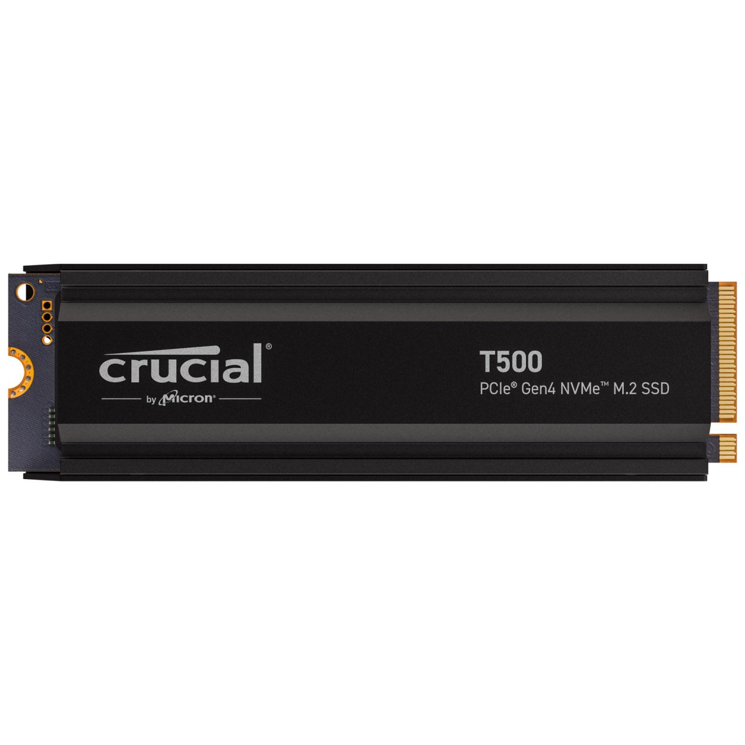 Crucial T500 M.2 500 GB PCI Express 4.0 3D TLC NAND NVMe (Crucial SSD T500 encrypted 500GB M.2 2280 Gen4 NVMe w/o)
