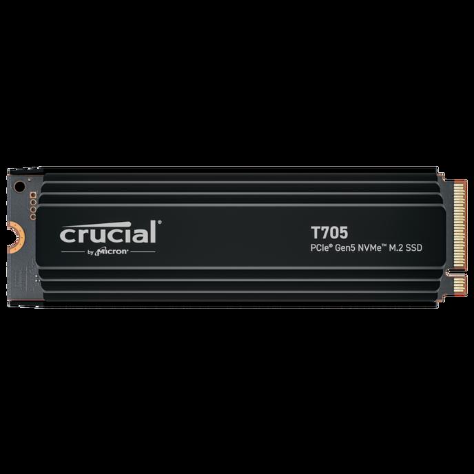 Crucial CT4000T705SSD5 drives allo stato solido M.2 4 TB PCI Express 5.0 NVMe (Crucial T705 - SSD - encrypted - 4 TB - internal