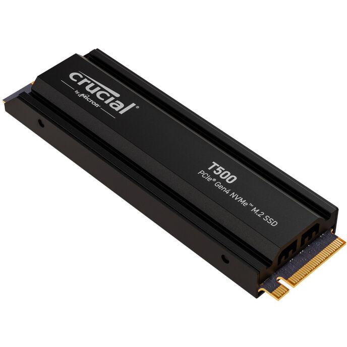 Crucial T500 4 TB M.2 PCI Express 4.0 NVMe (Crucial T500 - SSD - 4 TB - internal - M.2 2280 - PCIe 4.0 x4 NVMe - integrated hea