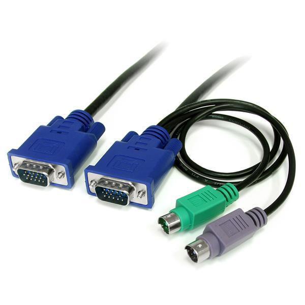 StarTech.com Cavo sottile KVM PS/2 3 in 1 18 m