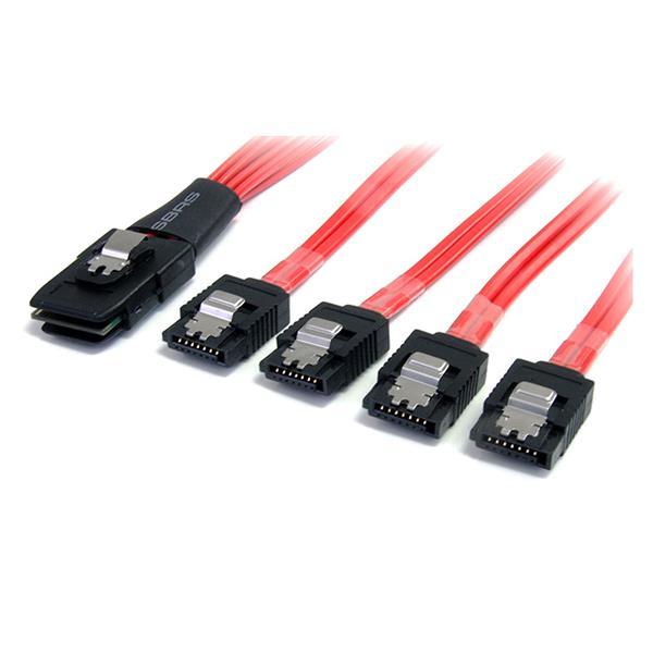 Cavo sas serial attached scsi 50 cm - sff-8087 a 4 latching sata