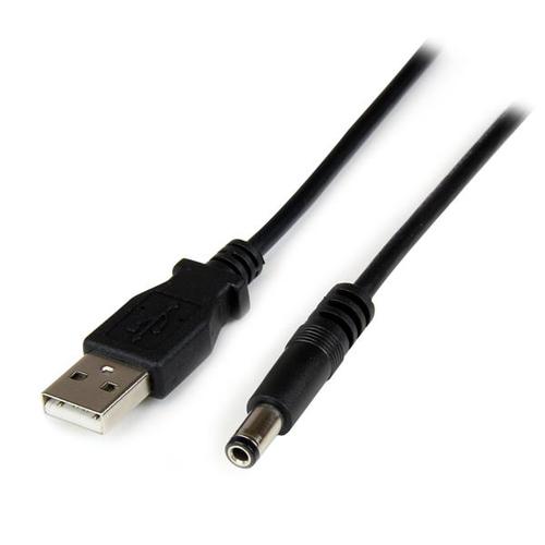 StarTech.com Cavo di alimentazione USB a barilotto tipo N 1 m 5 V CC - USB A a CC 55 mm