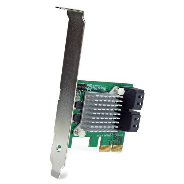 Scheda controller raid pci express 2.0 sata iii 6 gbps a 4 porte con tiering ssd hyperduo