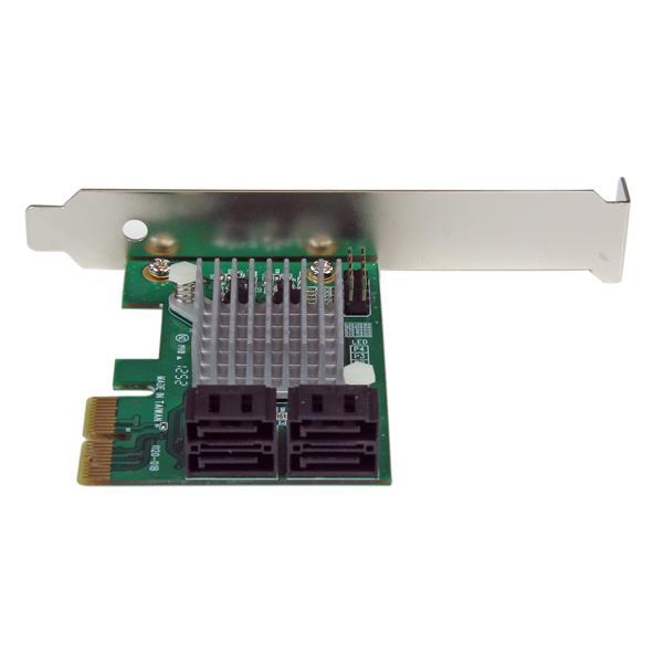 Scheda controller raid pci express 2.0 sata iii 6 gbps a 4 porte con tiering ssd hyperduo