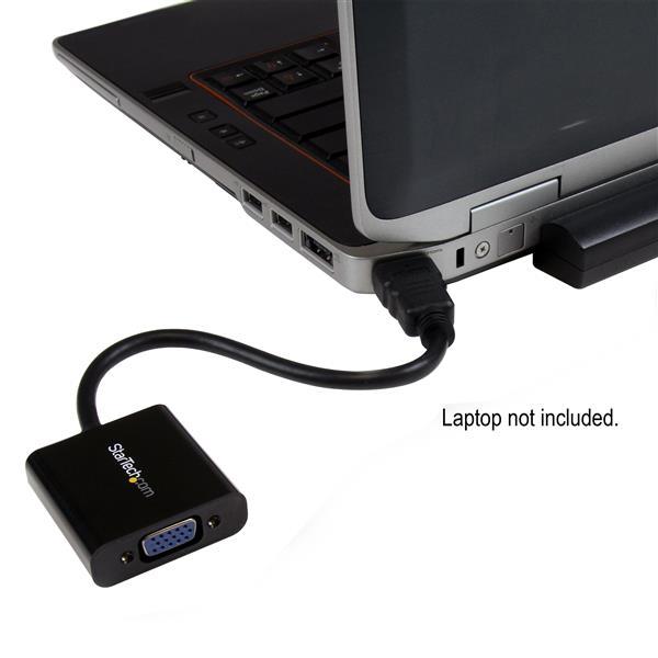 Adattatore HDMI a VGA - Convertitore HDMI a VGA per portatili desktop/laptop/ultrabook - 1920 x 1080 - Audio NO