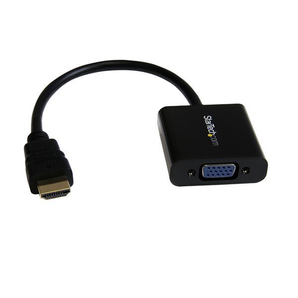 Adattatore HDMI a VGA - Convertitore HDMI a VGA per portatili desktop/laptop/ultrabook - 1920 x 1080 - Audio NO